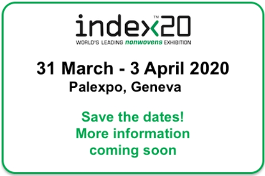 2020瑞士日內瓦世界不織布展INDEX(3/31-4/3)